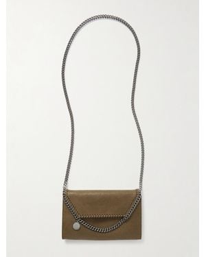 Stella McCartney Sac Porté Épaule En Matière Végétarienne À Chaîne Falabella Mini - Blanc