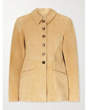 RÙADH The Barclay Suede Jacket - Natural