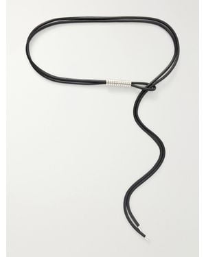 Kallmeyer Lowell Embellished Leather Belt - White