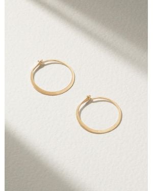 Melissa Joy Manning 14-Karat Hoop Earrings - Metallic