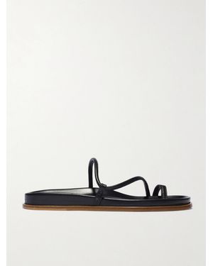 Emme Parsons Bari Leather Sandals - Black
