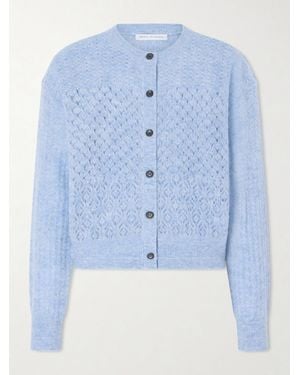 Maria McManus Pointelle-Knit Cardigan - Blue