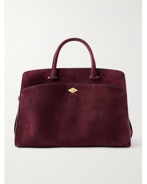 Metier Private Eye Medium Suede Tote - Red