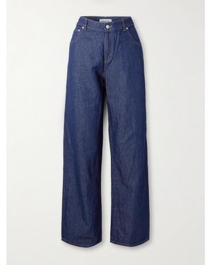 Twp Jean Droit Taille Mi-Haute Easy Boy - Bleu