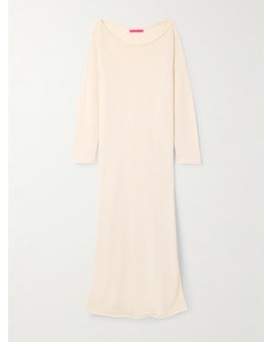 The Elder Statesman Nora Lite Cotton Maxi Dress - Natural