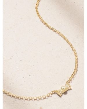 L'Atelier Nawbar Mini Warrior 18-Karat Diamond Choker - Natural