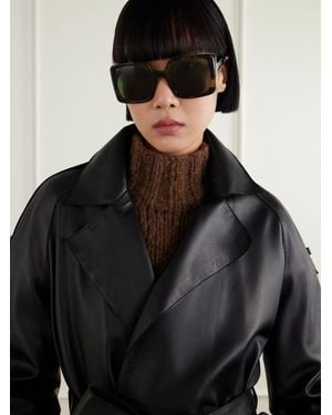 Fendi Soul Square-Frame Acetate Sunglasses - Black