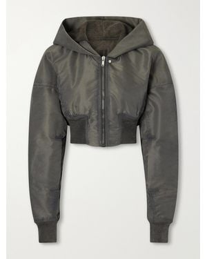 Rick Owens Padded Shell Bomber Jacket - Gray