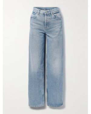 Interior The Remy High-Rise Straight-Leg Jeans - Blue