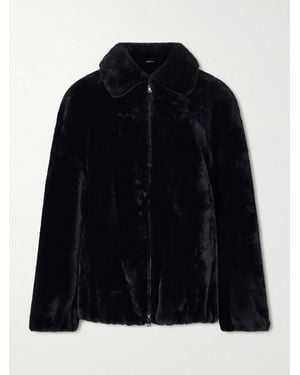 Nour Hammour Jacke Aus Shearling - Blau