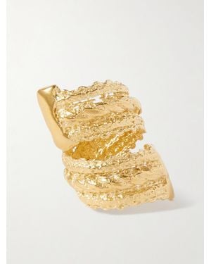 YSSO Aella-Plated Ring - Metallic