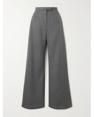 Loro Piana Cashmere Flared Pants - Gray