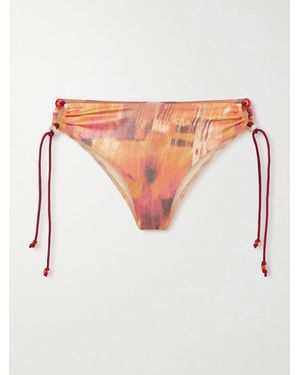 Isabel Marant Alvina Embellished Bikini Briefs - White