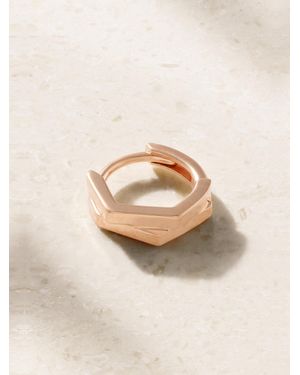 Repossi 18-Karat Rose Single Hoop Earring - Natural
