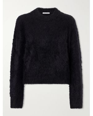 Cecilie Bahnsen Firall Brushed Mohair And Silk-Blend Jumper - Blue