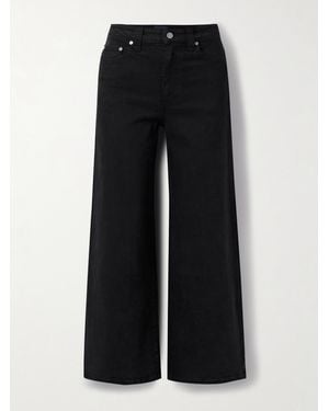 KHAITE Delina High-Rise Straight-Leg Jeans - Black