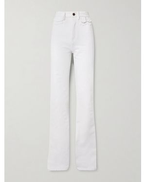 Chloé High-Rise Straight-Leg Jeans - White