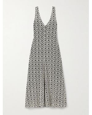 Isabel Marant Sonia Embroidered Cotton-Blend Maxi Dress - White