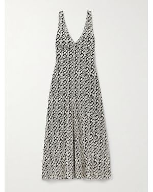 Isabel Marant Sonia Maxikleid Aus Einer Baumwollmischung Mit Stickereien - Weiß