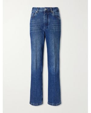 Studio Nicholson Barra Mid-Rise Straight-Leg Jeans - Blue