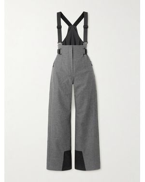 Sease Aoraki Wool-Blend Ski Salopettes - Gray