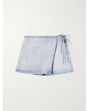 Loewe Paula's Ibiza Denim Shorts - Blue