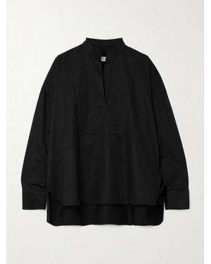 Abadia Cotton-Poplin Shirt - Black