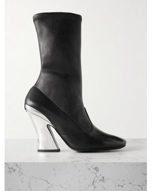 Givenchy Stiefel Aus Stretch-Leder - Schwarz