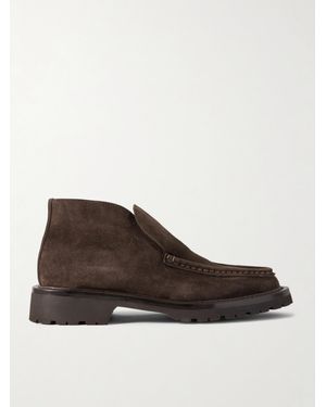 LEGRES 58 Suede Ankle Boots - Brown