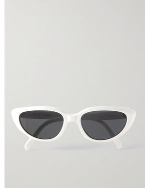 Celine Cat-Eye Acetate Sunglasses - Metallic