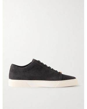 Jennifer Chamandi Embellished Suede Trainers - Grey