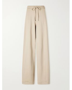 Max Mara Jersey Wide-Leg Trousers - Natural