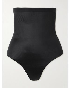 Spanx Shape Invisible Hoch Sitzender String - Schwarz
