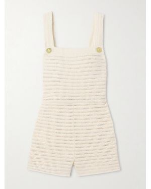 LeKasha Dakhal Organic Linen Playsuit - Natural