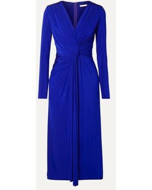 Jason Wu Midikleid Aus Stretch-jersey Mit Twist-detail - Blau