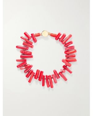Roxanne Assoulin The Coral Branch Beaded Bracelet - Red