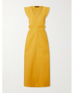 Proenza Schouler Mariam Midikleid Aus Scuba - Gelb