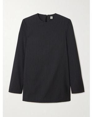 TOTEME Wool Blouse - Black