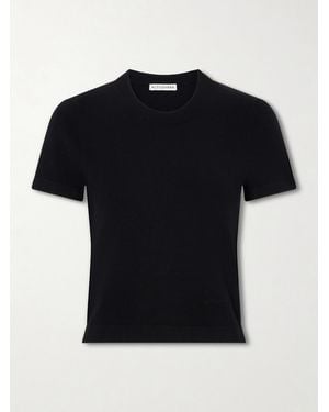 Altuzarra Manny Woven T-Shirt - Black