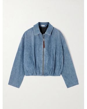 Loewe Draped Denim Jacket - Blau