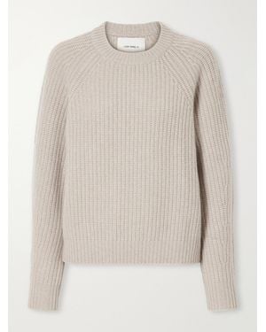 Lisa Yang Miki Ribbed Cashmere Jumper - Natural