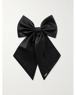 Eugenia Kim Tracey Haarspange Aus Satin Mit Schleife - Schwarz