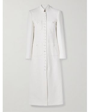 LIBEROWE Imperial Cotton-Tweed Coat - White