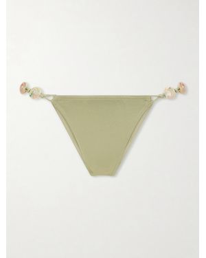 Eres Farrah Side-Details Bikini Bottom - Green