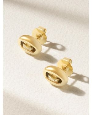 Jenna Blake Mariner 18-Karat Diamond Earrings - Métallisé