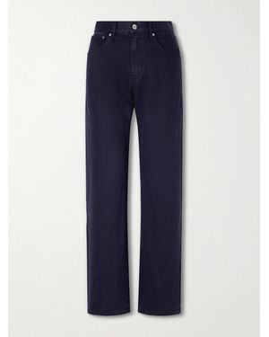 Twp Kent Mid-Rise Straight-Leg Jeans - Blue