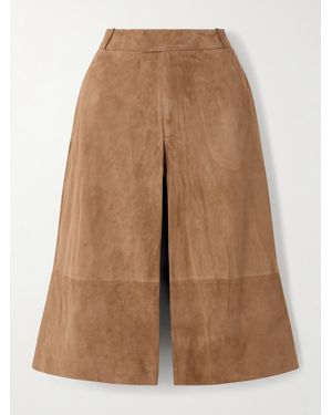 Arma Jina Shorts Aus Veloursleder - Natur