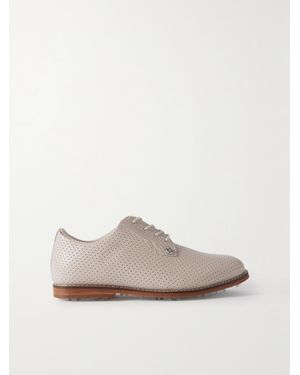 G/FORE Gallivanter Perforated Leather Golf Shoes - White