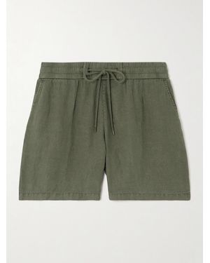 James Perse Linen Shorts - Green