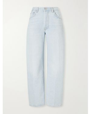 Citizens of Humanity Ayla Baggy Mid-Rise Wide-Leg Jeans - Blue